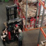 Men Standing inside Warehouse